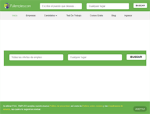 Tablet Screenshot of fullempleochile.com